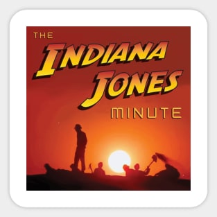 Indiana Jones Minute Sunset Logo Sticker